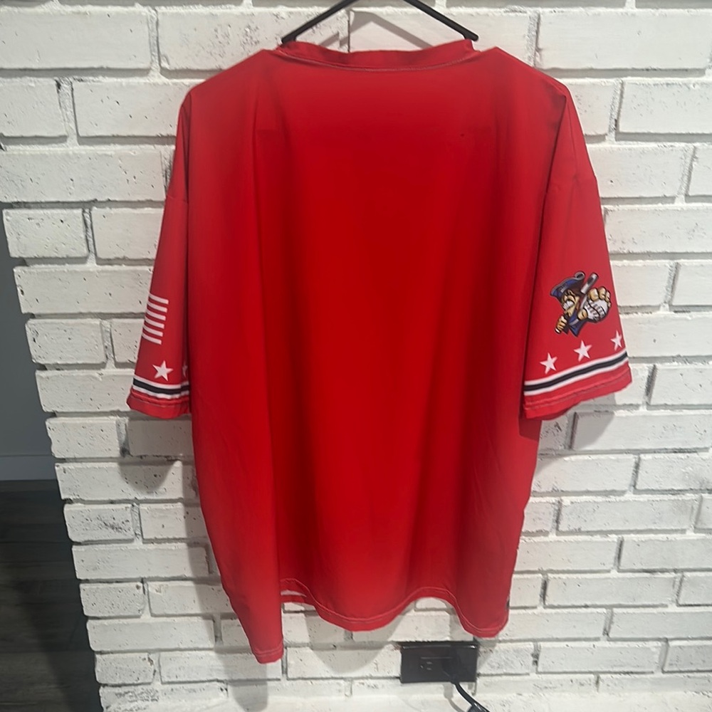 Red and White Patriots Sports Jerseys - Picture 7 of 9
